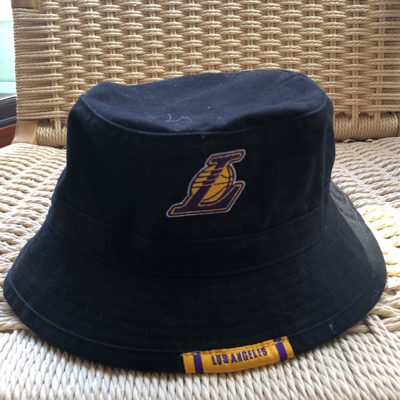 lakers bucket hat